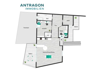 Großzügige Wohnung mit Gewerbefläche & Gästehaus – 4.000–5.000 € Mieteinnahmen monatlich