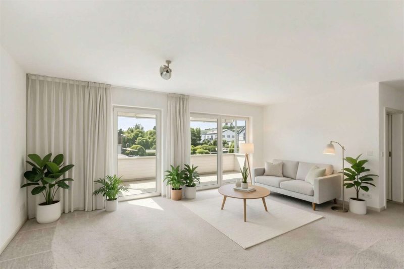 Lichtdurchflutete Eigentumswohnung mit großem Balkon und flexibler Raumaufteilung