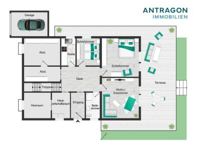 Großzügig modernisiertes Wohnhaus mit großem Garten, Weitblick und Einliegerbereich