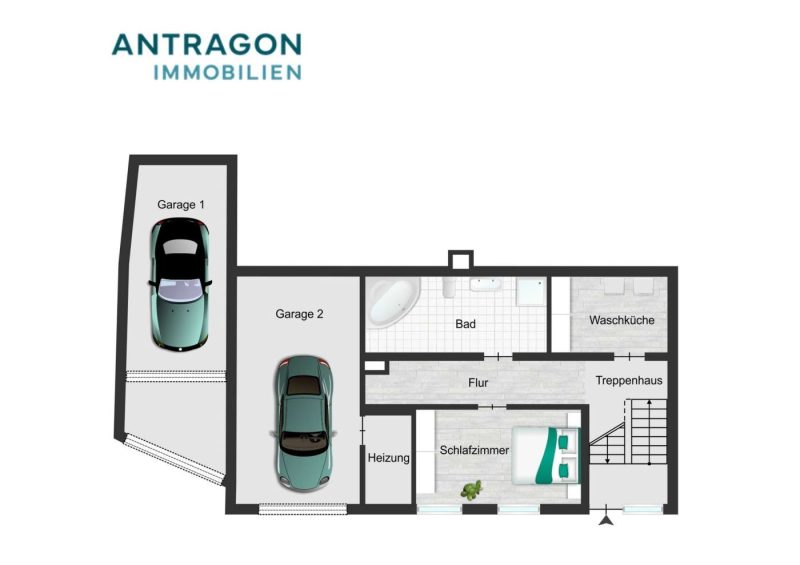 Einziehen und weitergestalten: Vielseitiges Wohnhaus mit Wintergarten und zwei Garagen
